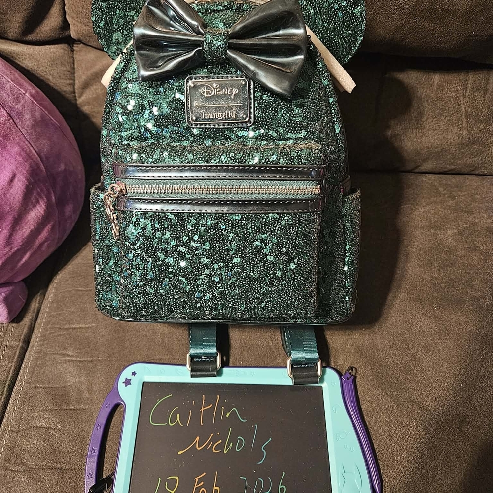 Disney Loungefly Sequin Mini Backpack